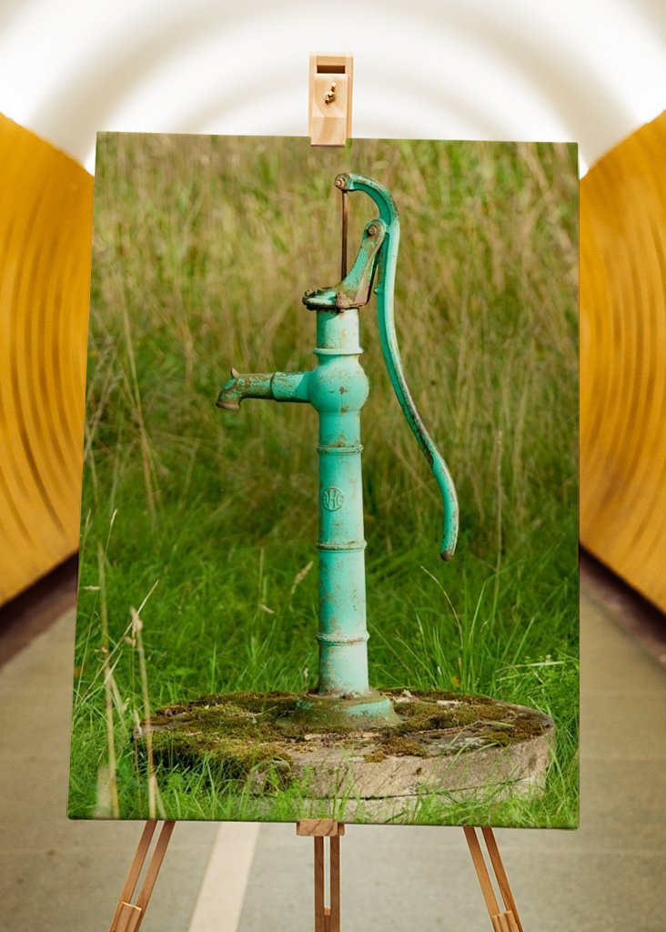 L’ancienne pompe à eau