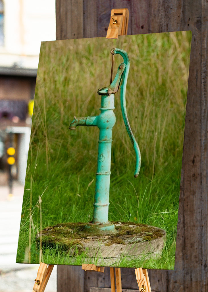 L’ancienne pompe à eau