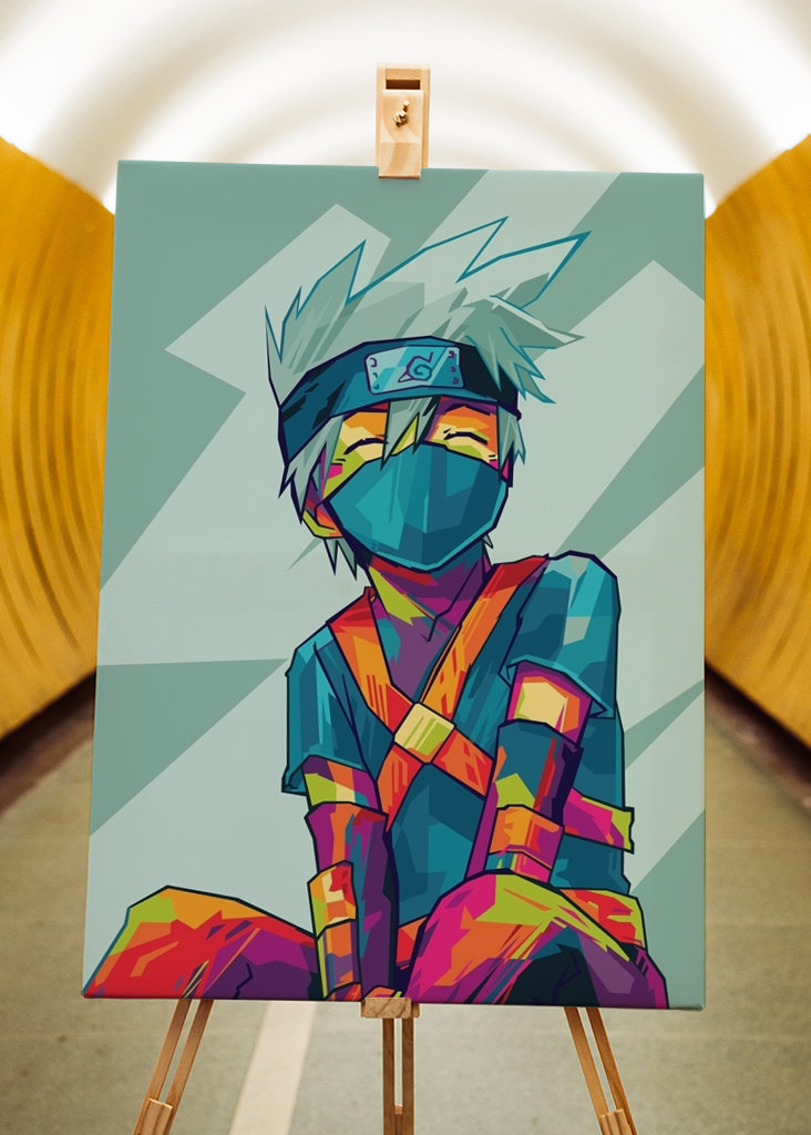 Hatake Kakashi in der Wpap-Kunst