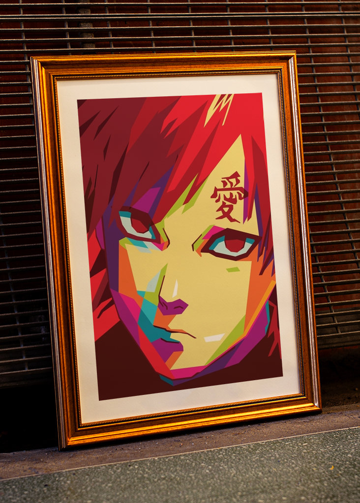 Kazekage Gaara In Wpap Art