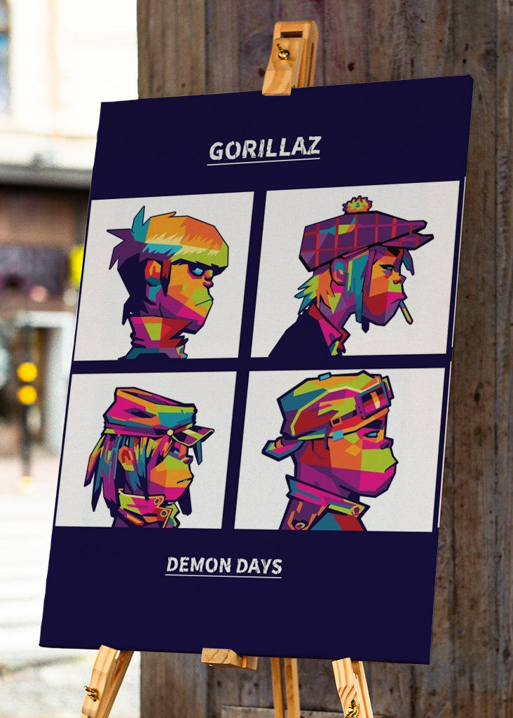 Gorillaz dans l’art Wpap