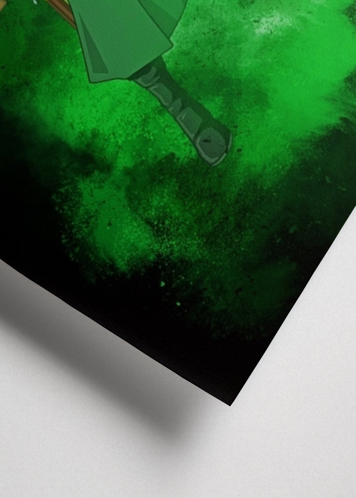 Roronoa zoro green brush