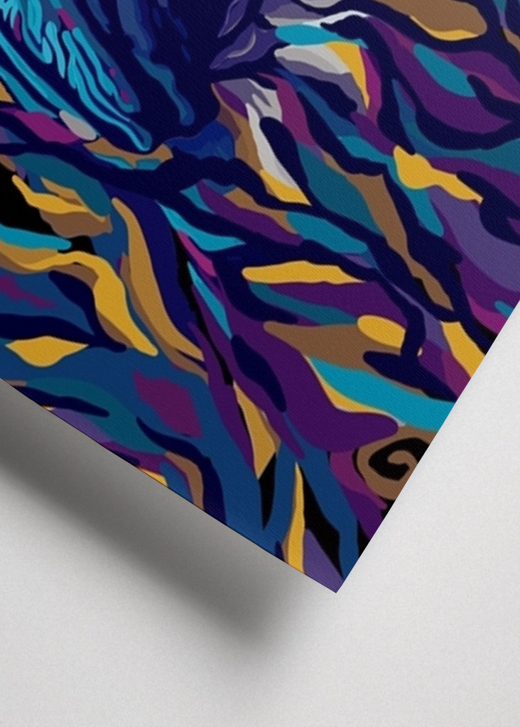 Buldog abstrakcyjny ekspresjonizm