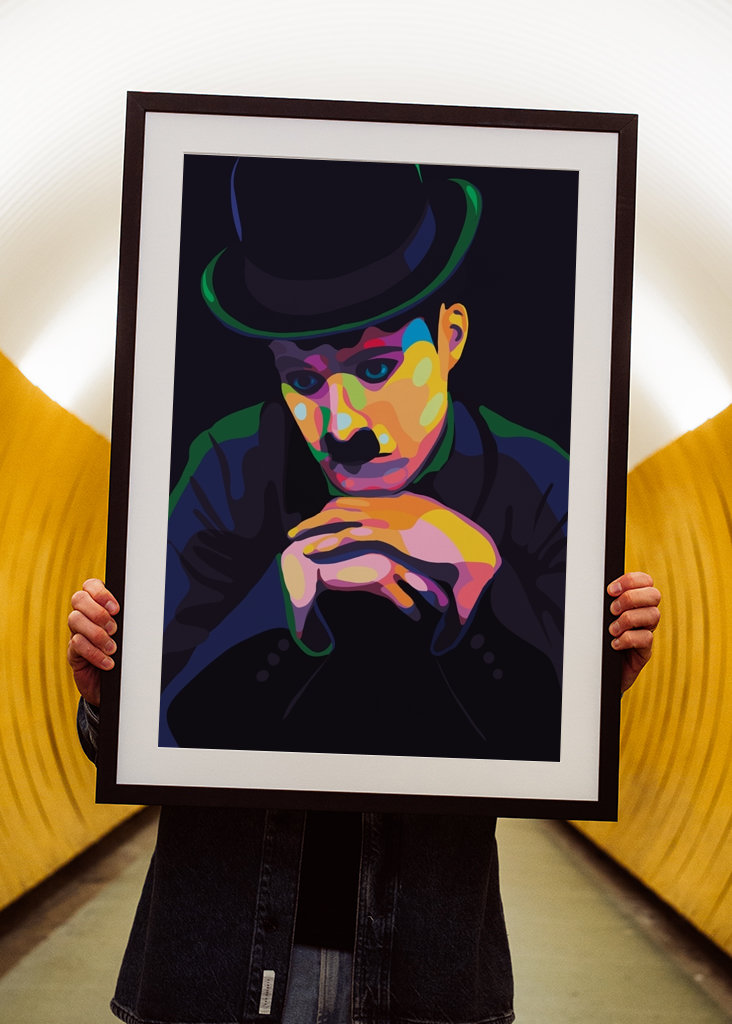 charlie chaplin in pop art