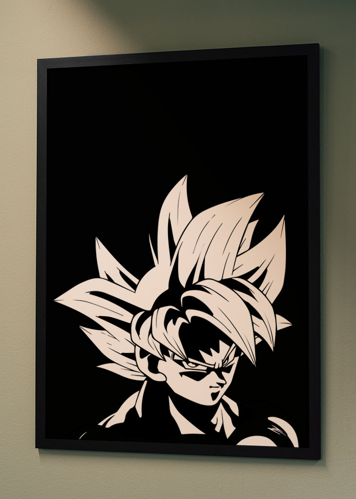 Goku Black and White