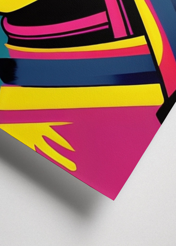 Pop Art Style Samurai