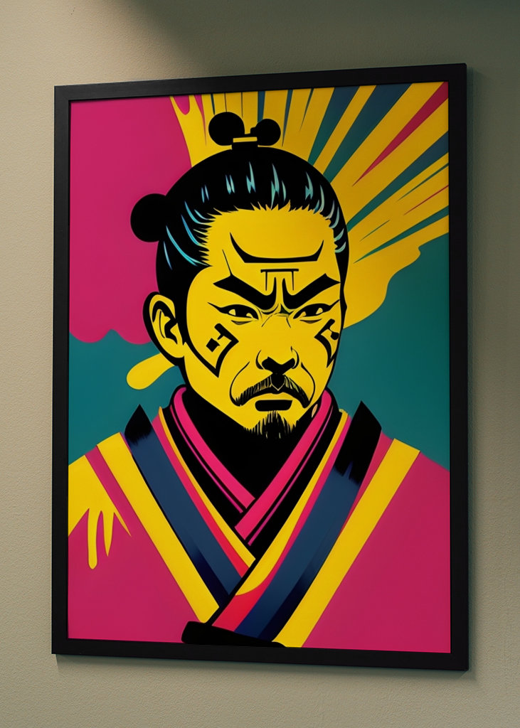 Pop Art Style Samurai