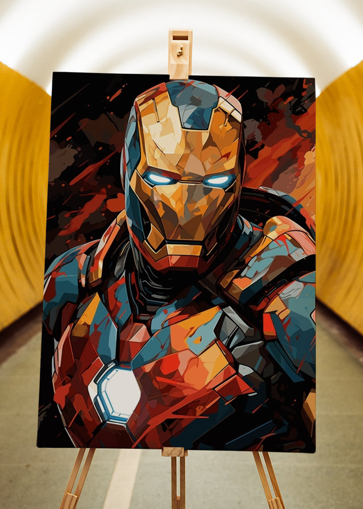 Iron Man Splash Pop art