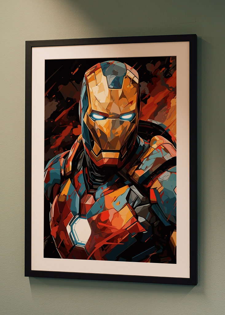 Iron Man Splash Pop art