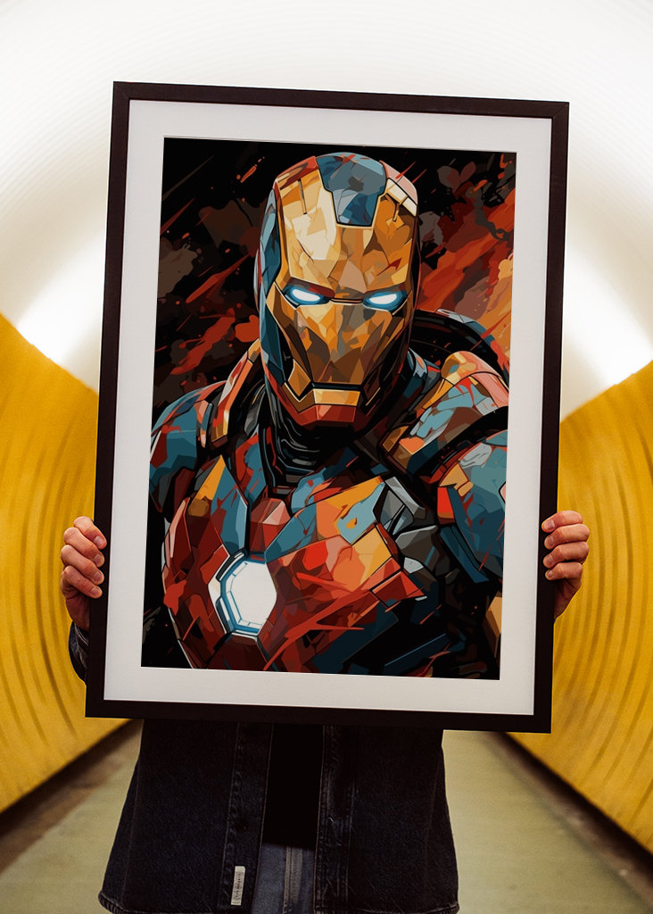 Iron Man Splash Pop art