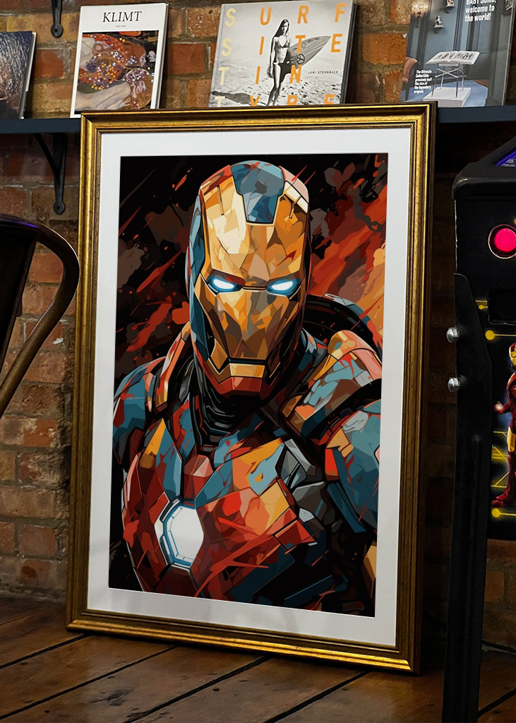 Iron Man Splash Pop art
