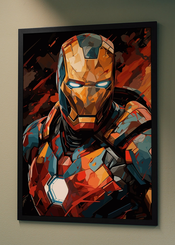 Iron Man Splash Pop art