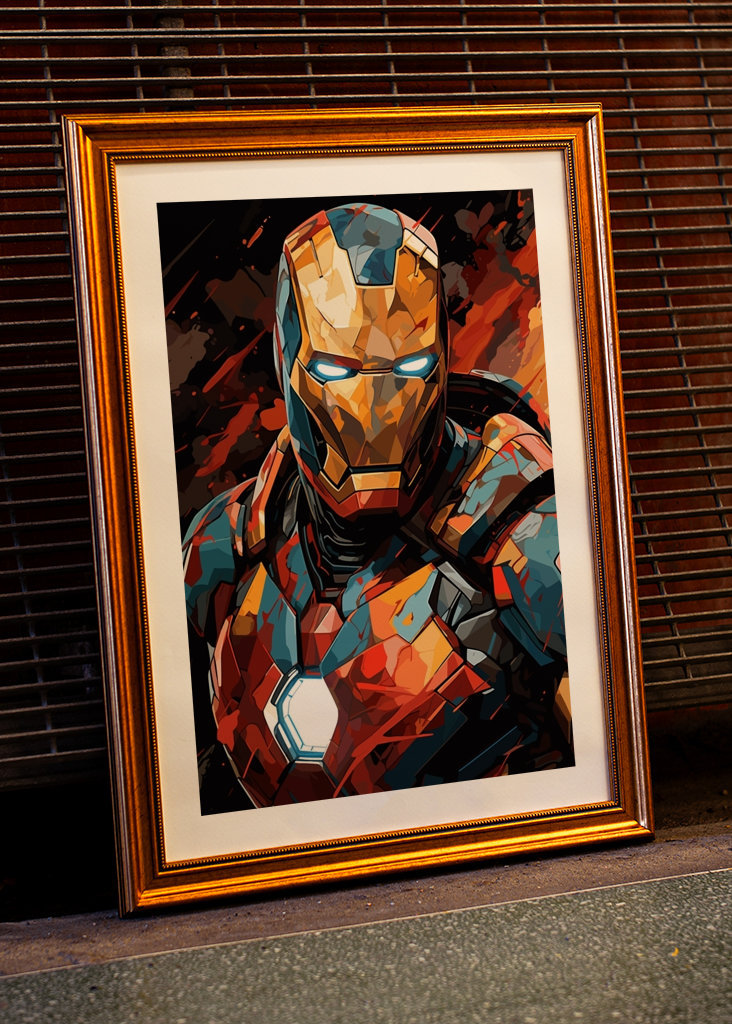 Iron Man Splash Pop art