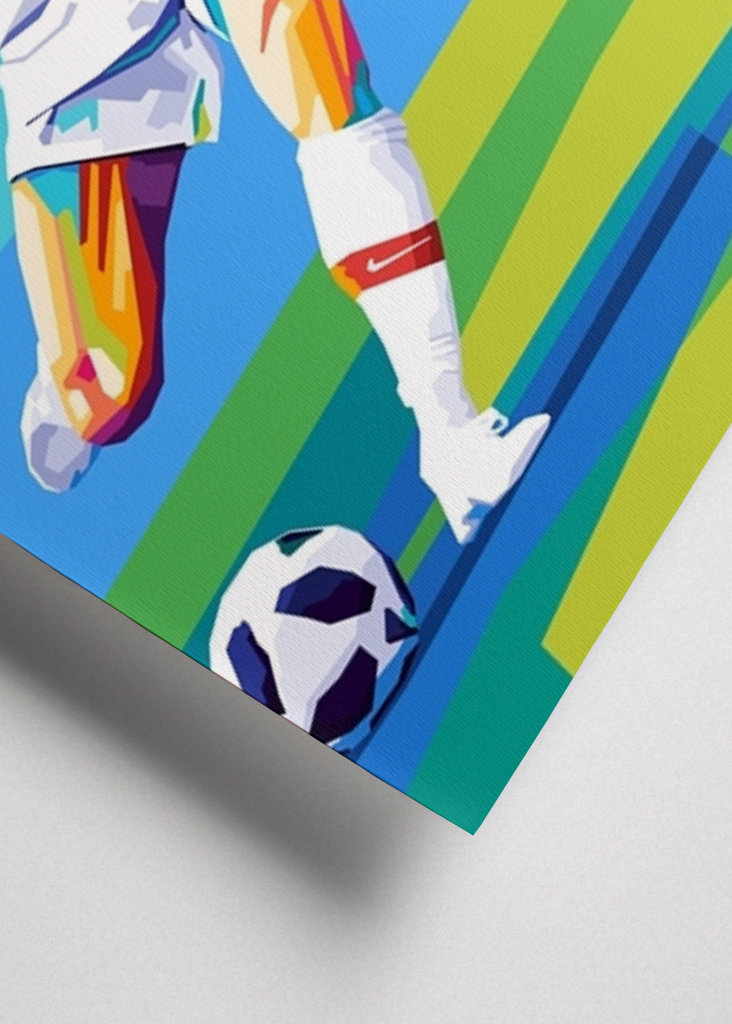 Cristiano Ronaldo Wpap Pop Art