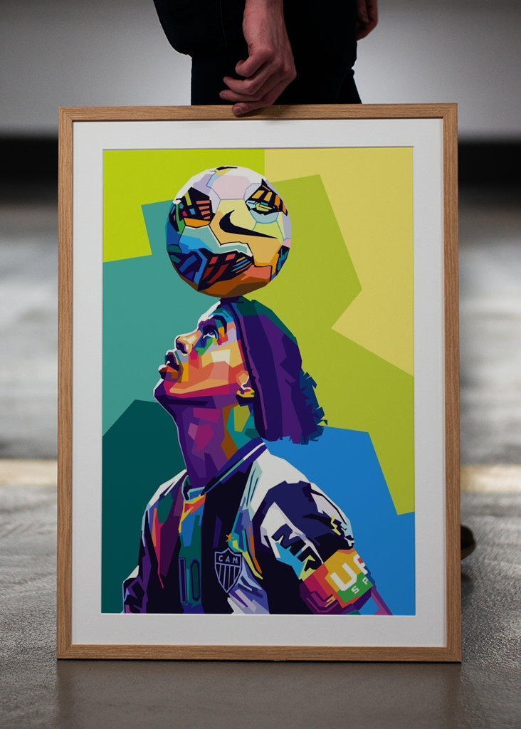 Ronaldinho Pop Art
