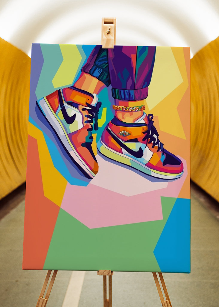 Schuhe Air Jordan Pop Art