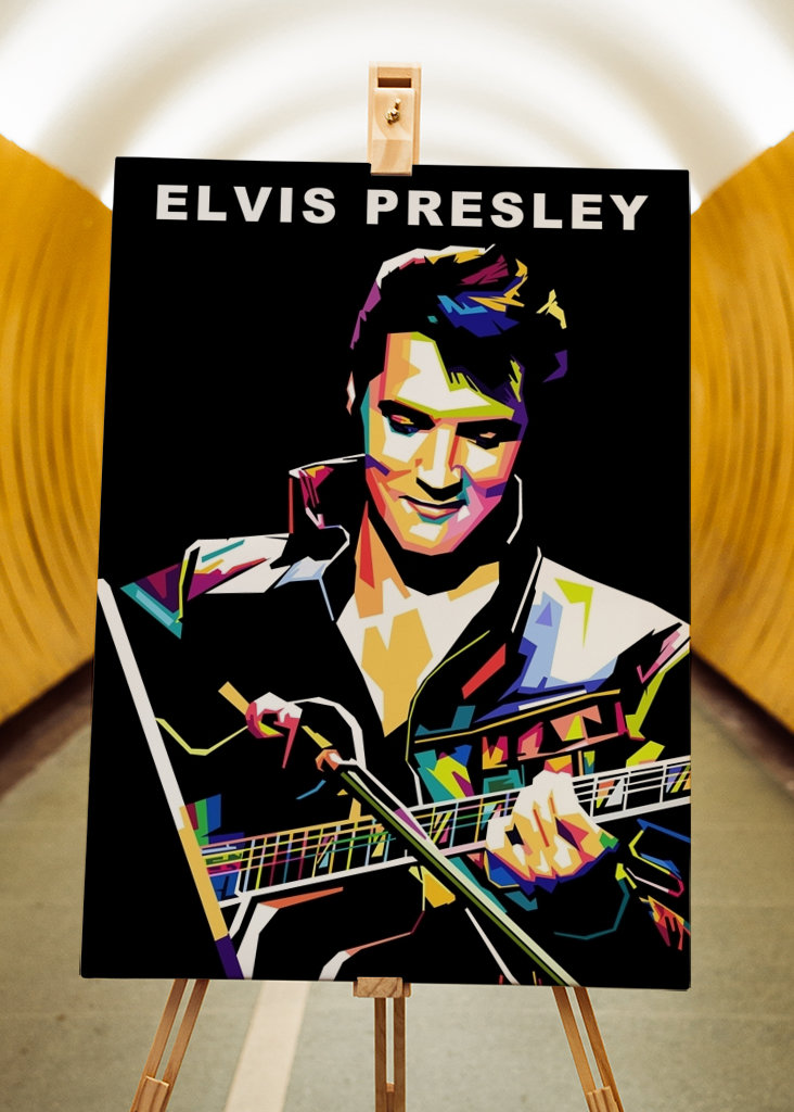 Elvis Presley Wpap Pop Art