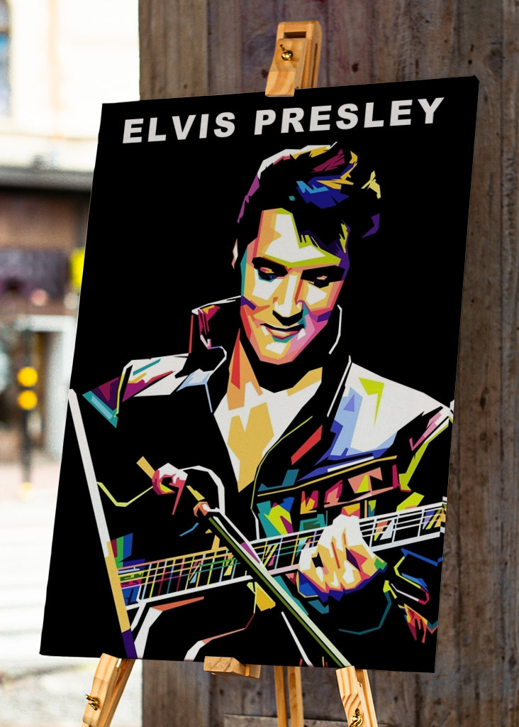 Elvis Presley Wpap Pop Art