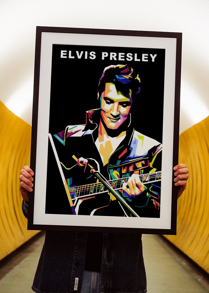 Elvis Presley Wpap Pop Art
