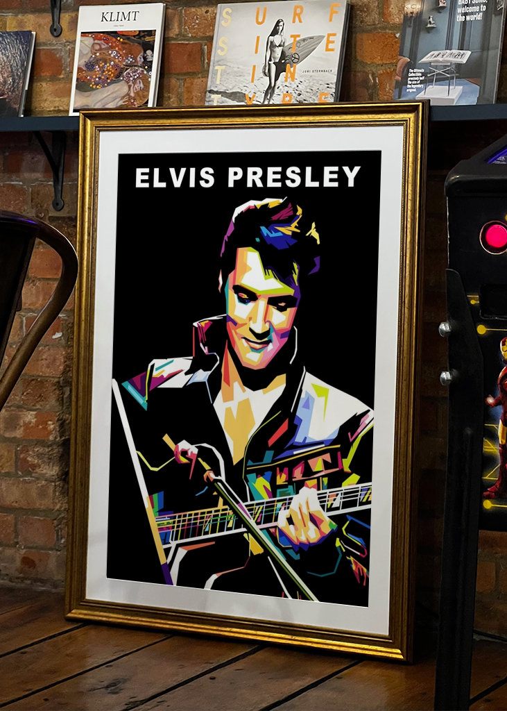 Elvis Presley Wpap Pop Art