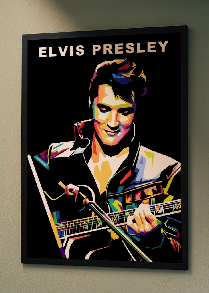 Elvis Presley Wpap Pop Art