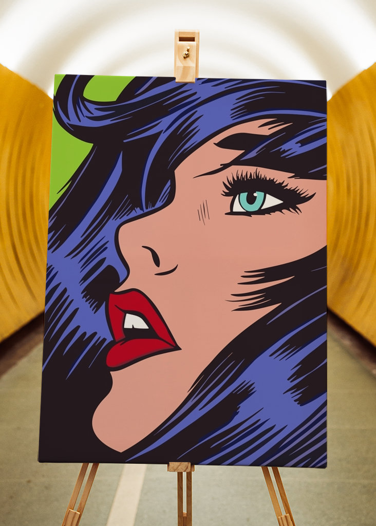 Vintage Comic Cartoon 1970er Jahre