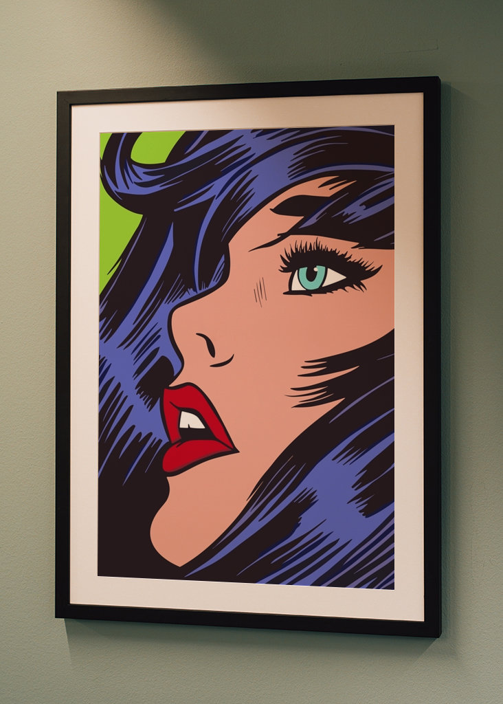 Vintage Comic Cartoon 1970er Jahre