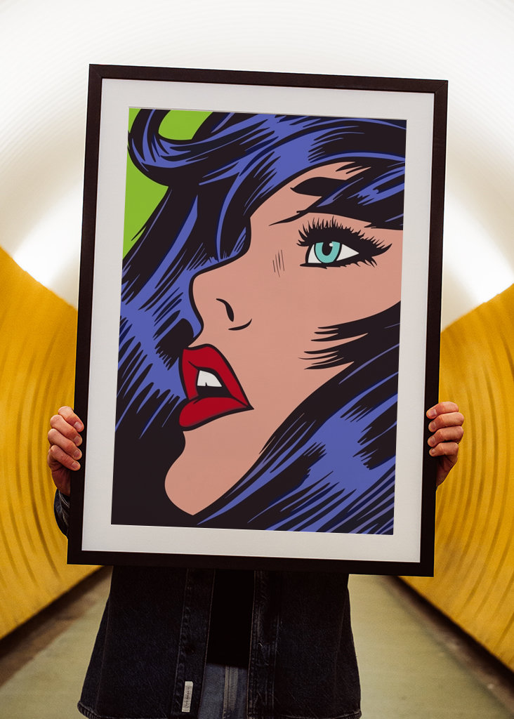 Vintage Comic Cartoon 1970er Jahre