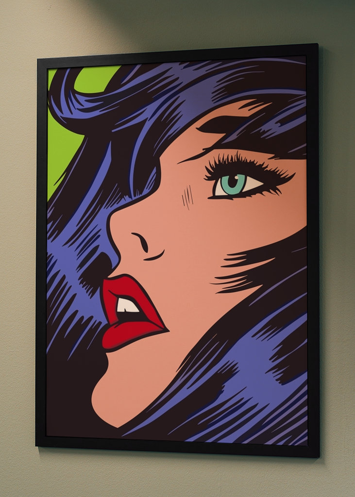 Vintage Comic Cartoon 1970er Jahre