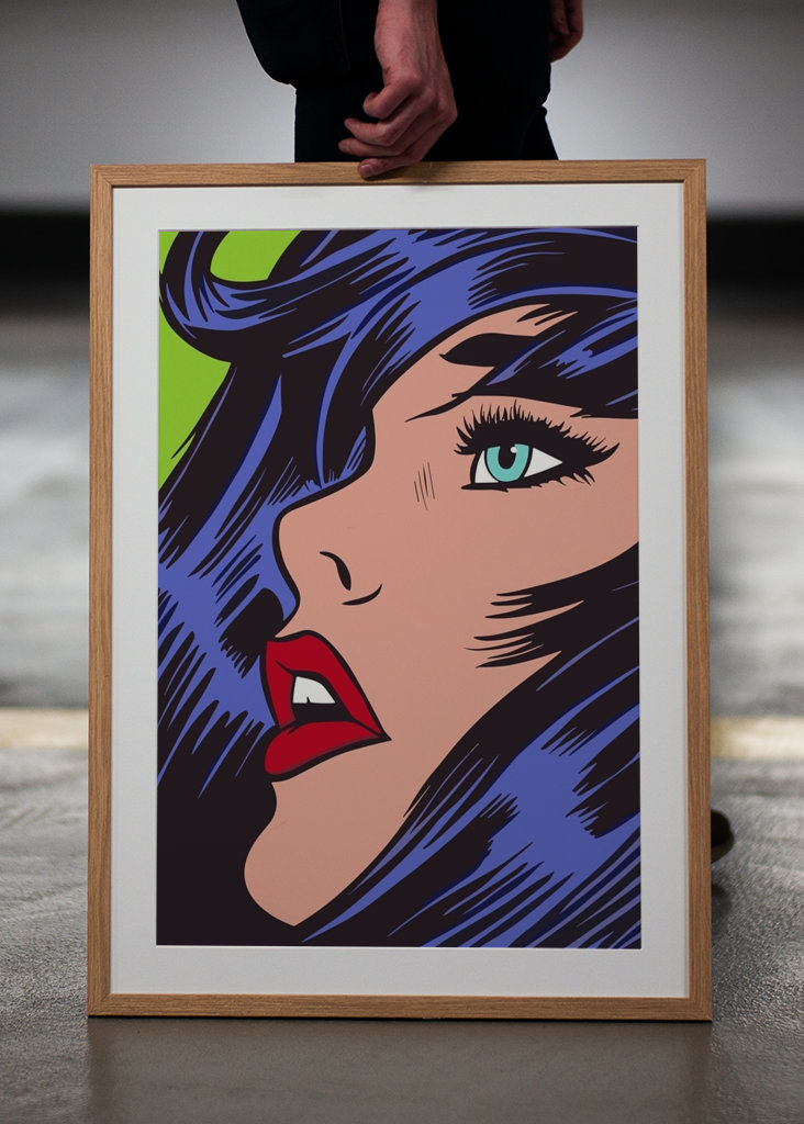 Vintage Comic Cartoon 1970er Jahre