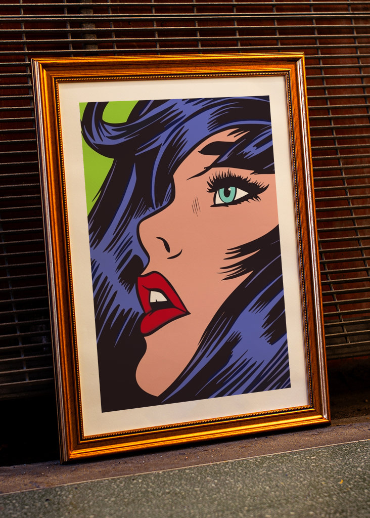 Vintage Comic Cartoon 1970er Jahre