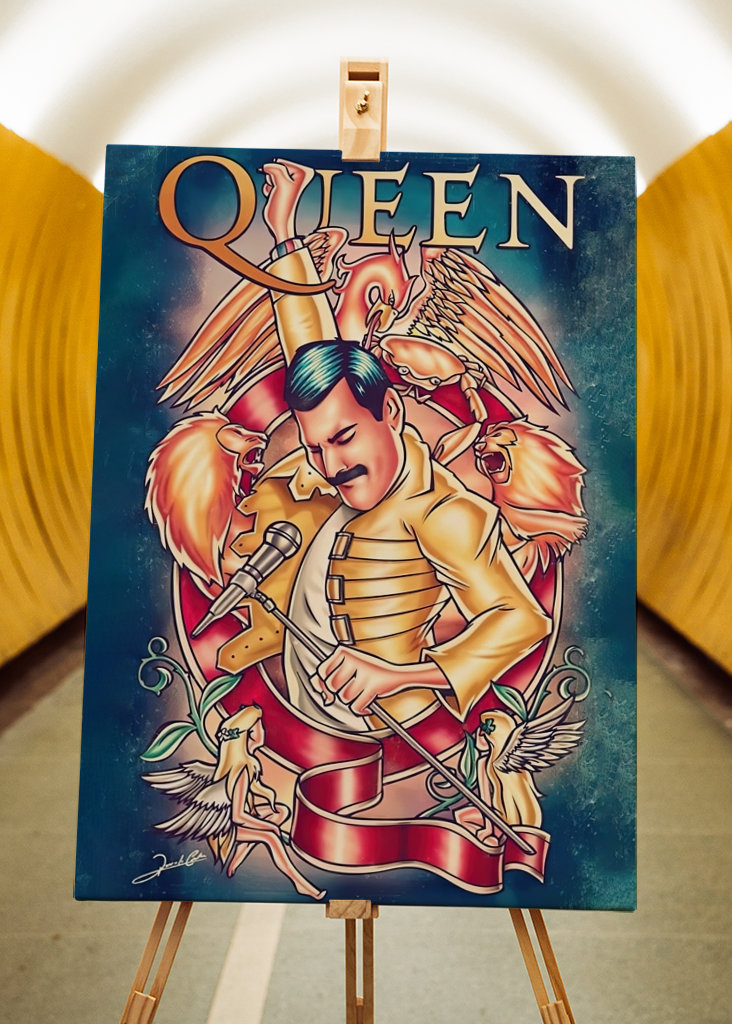 Queen Band Illustration