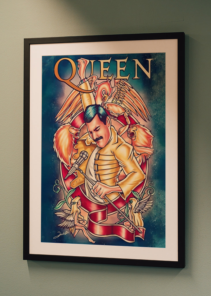 Queen Band Illustration