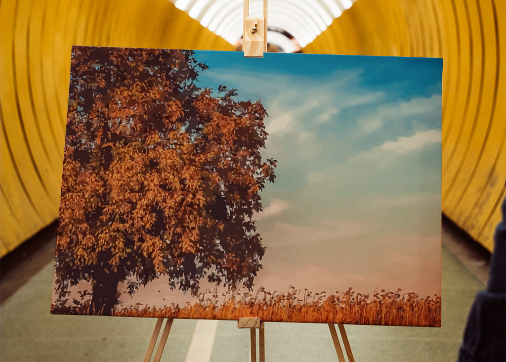 æstetisk skyggefuldt træ