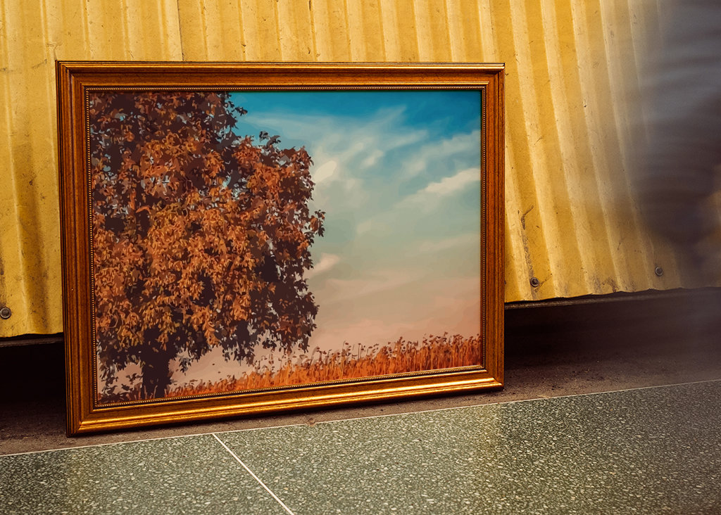 æstetisk skyggefuldt træ