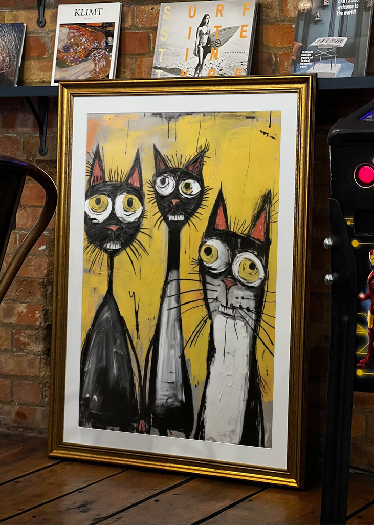 Kočky na žlutém 5