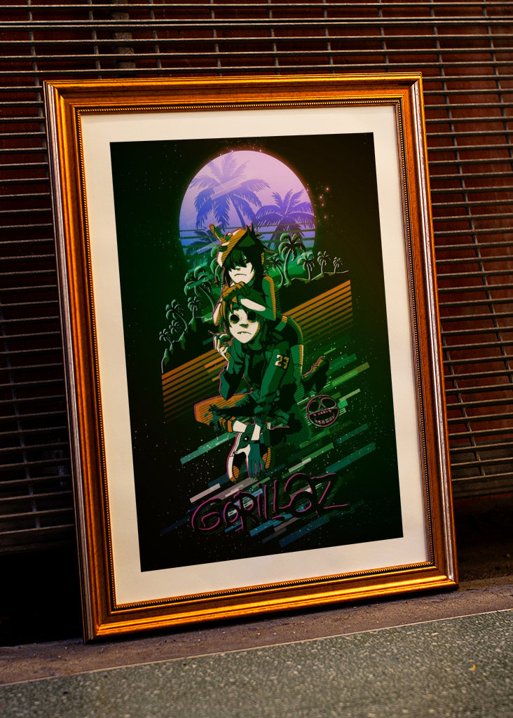 Noddle och Stuart Gorillaz