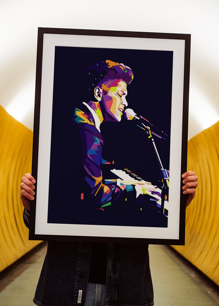 Bruno Mars Wpap Pop Art