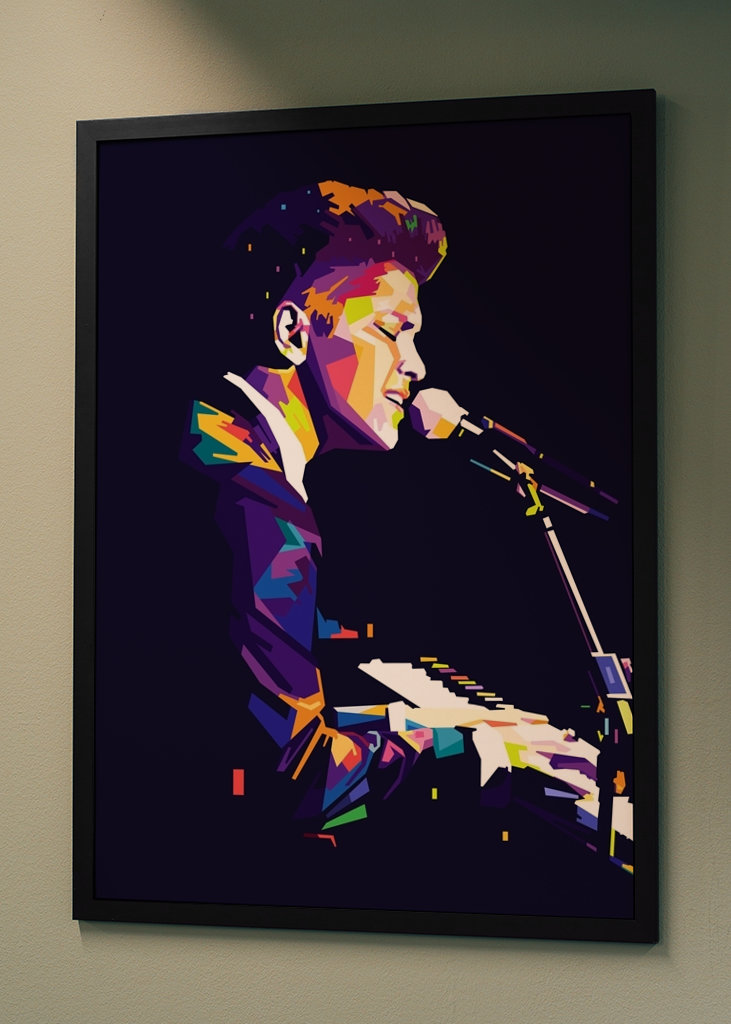 Bruno Mars Wpap Pop Art