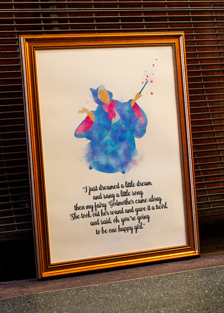 Fée Marraine Aquarelle