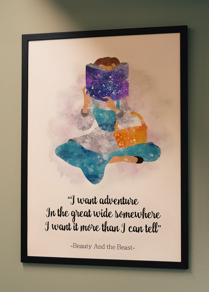 Princess Belle Word Quote