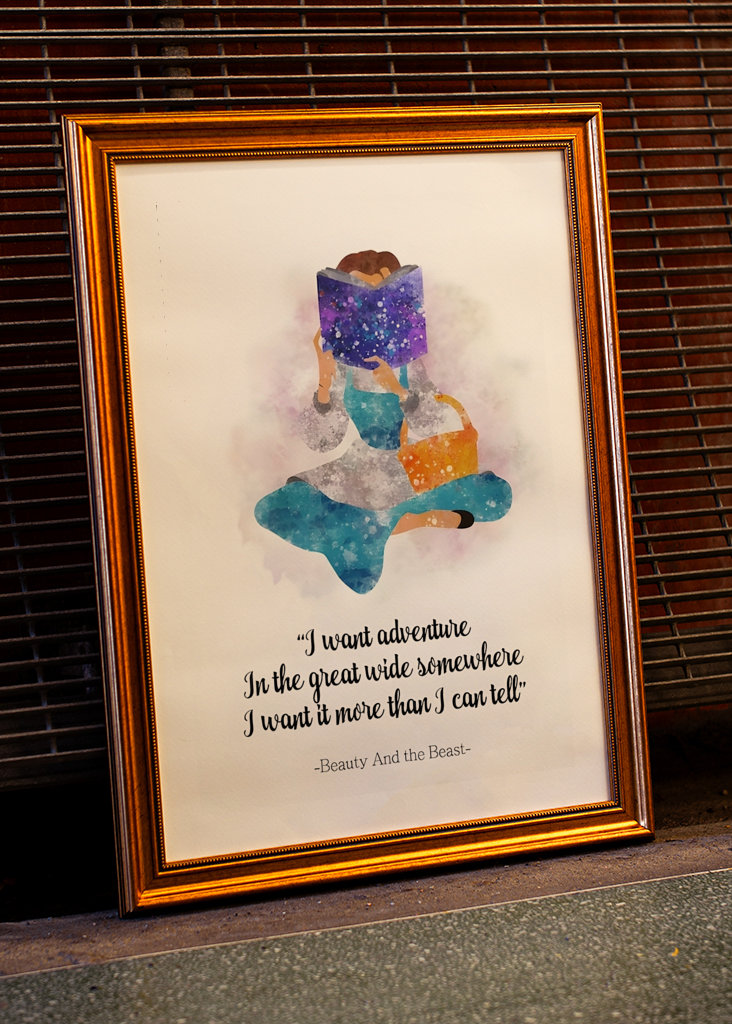 Princess Belle Word Quote