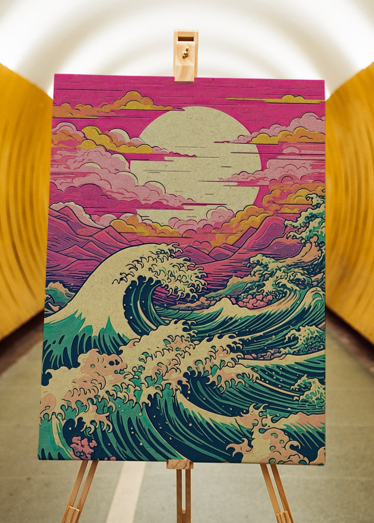 Ikonická vlna Kanagawa