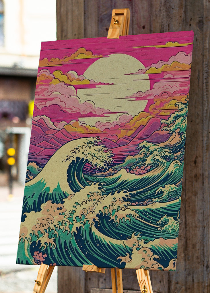 Ikonická vlna Kanagawa