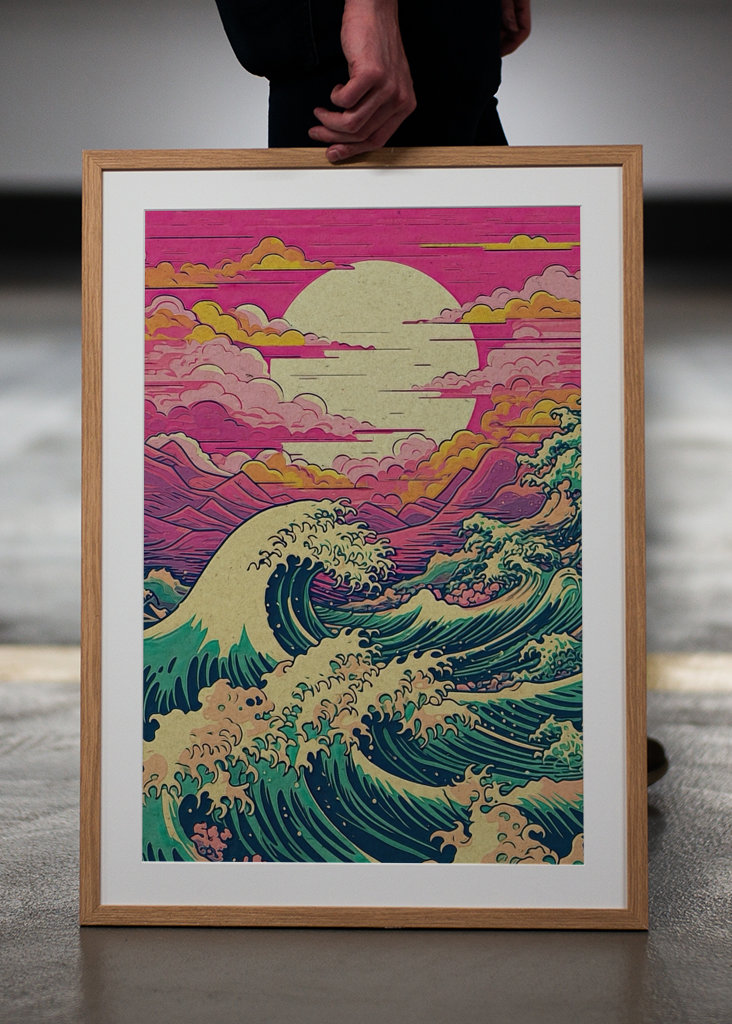 Ikonická vlna Kanagawa