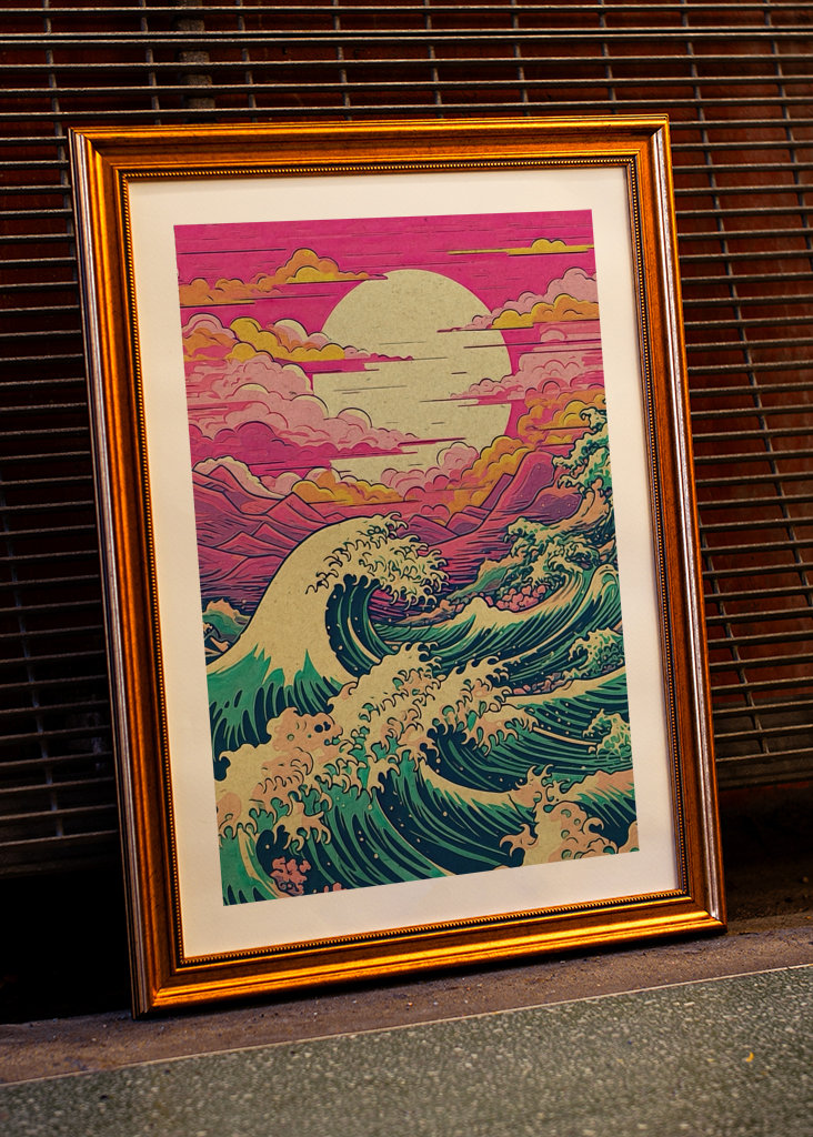 Ikonická vlna Kanagawa