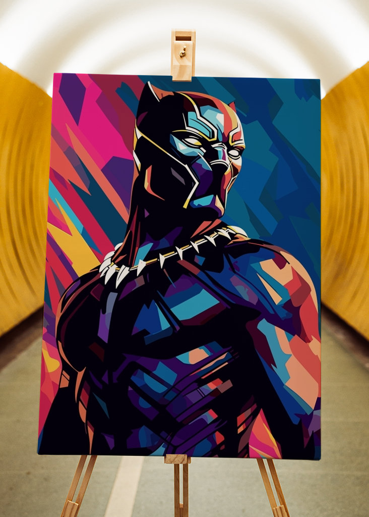 Black Panther Popart