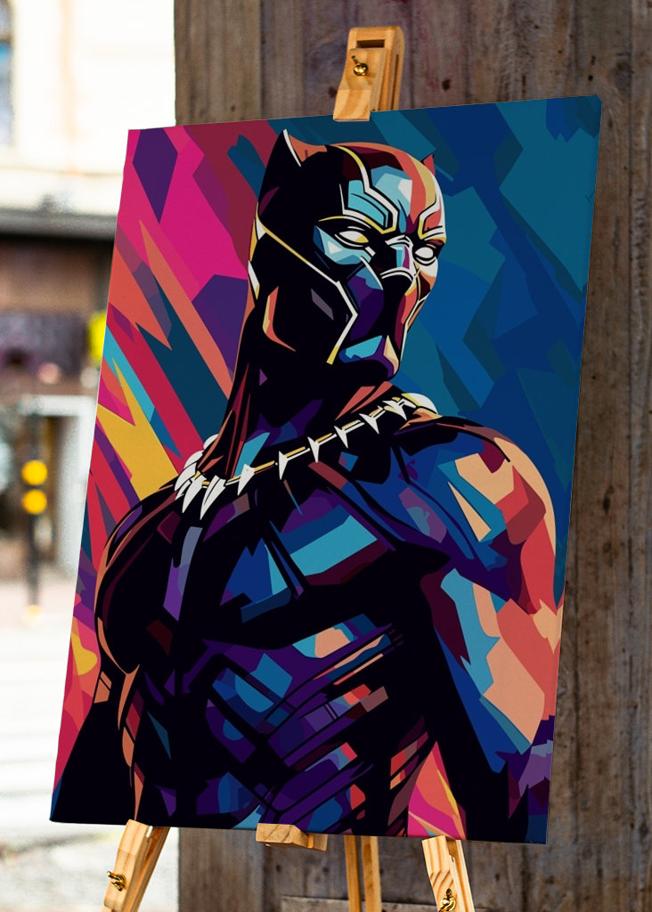 Black Panther Popart