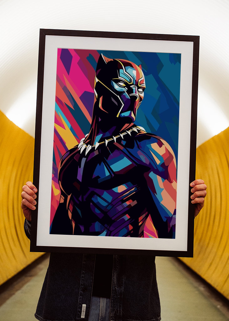 Black Panther Popart