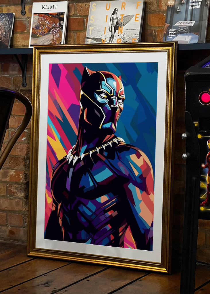 Black Panther Popart